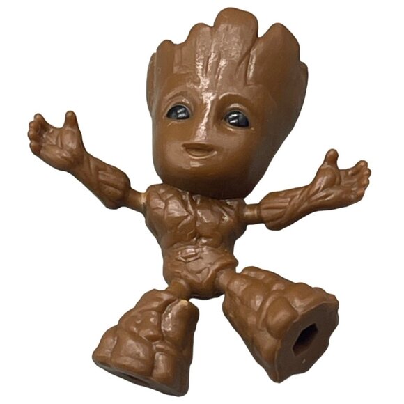 groot Action figure brown 2" toy mini READ used see photos - Picture 1 of 4